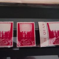 3 Francobolli VATICANO 1944 "Caritas" 3L - MNH (1