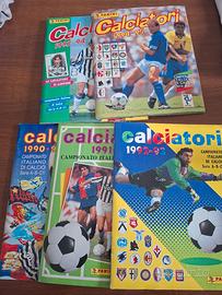 5 Album figurine Calciatori Panini completi 
