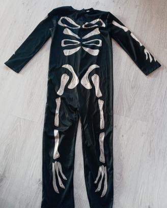 vestito da scheletro 