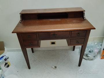 Scrivania / Scrittoio in legno stile Arte Povera