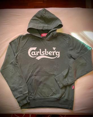 Felpa Carlsberg verde unisex L