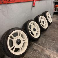 Cerchi Abarth Bianchi + Gomme Invernali