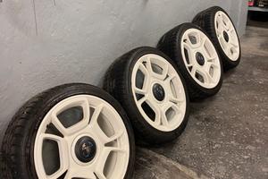 Cerchi Abarth Bianchi + Gomme Invernali