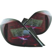 FANALI OPEL CORSA D 5P 06-14 LED ROSSO SCURO