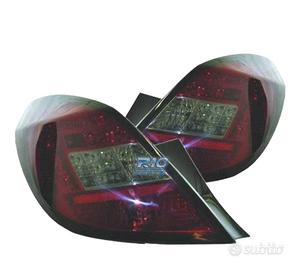 FANALI OPEL CORSA D 5P 06-14 LED ROSSO SCURO