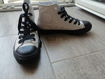 Converse all star pelle bianca n 38 Abbigliamento e Accessori In vendita a L Aquila