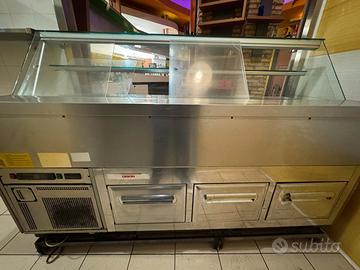 Banconi frigo/ vetrine bar refrigerate acciaio