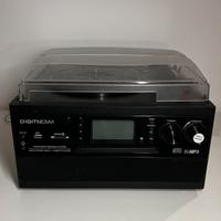 Lettore Vinile, CD, Musicassetta,Bluetooth e radio