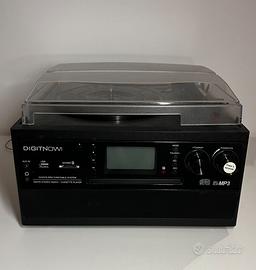Lettore Vinile, CD, Musicassetta,Bluetooth e radio