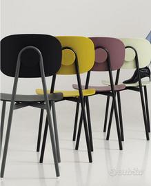SET 4 SEDIE POINTHOUSE TATA YOUNG NUMEROSI COLORI