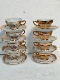 servizio porcellana tazzine 