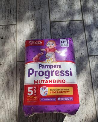 Pampers mutandino progressi 5