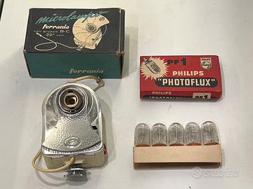 Microlampo ferrania piu 5 lampadine