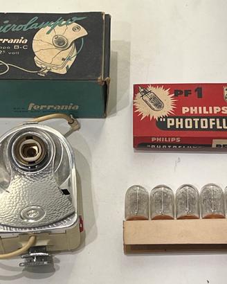 Microlampo ferrania piu 5 lampadine
