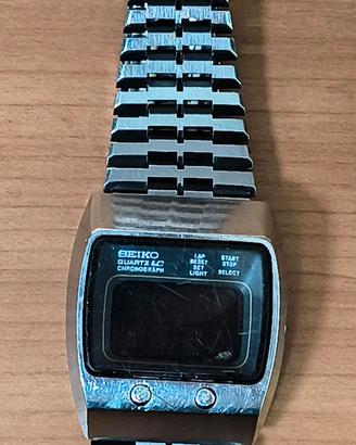 Seiko Quartz LC 0634-5019 Isaac Hayes Chronograph