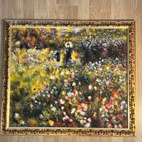 Quadro olio su tela, Renoir, cornice appena fatta