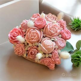 Centro tavola in cera di Soia