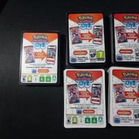 230 Carte codice Pokemon (lista in descrizione)