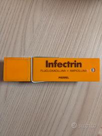 Fermacarte Pubblicitario Infectrin Vintage
