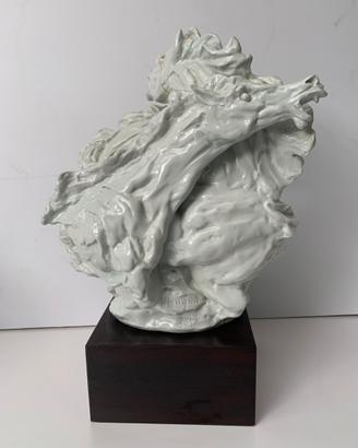 Scultura cavallo di Mongini