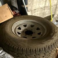 4 Ruote complete 255/70R16 (cerchio+pneumatico)M+S