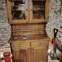 Credenza, mobile con vetrina