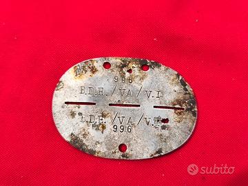 piastrina tedesca ww2 