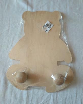 Sagoma orsetto Attaccapanni da decorare