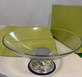 Centrotavola cristallo argento OTTAVIANI
