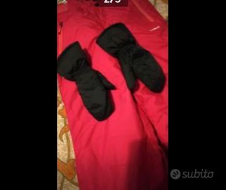 Salopette neve per bambina