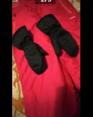 Salopette neve per bambina