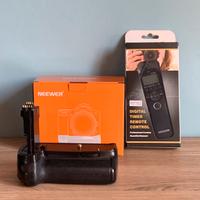 Accessori canon 6d battery grip remote control