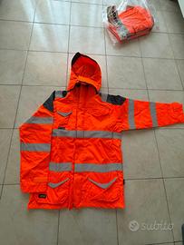 Giaccone invernale lavoro arancione