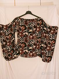 Blusa Talco Fantasia Floreale XL / Tg 46-48