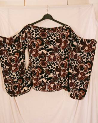 Blusa Talco Fantasia Floreale XL / Tg 46-48