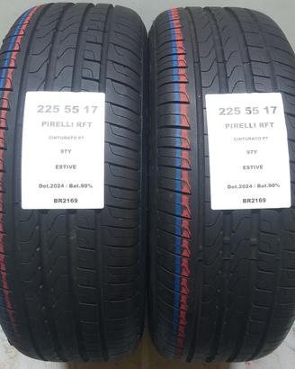 2 GOMME 225 55 17 PIRELLI RFT BR2169