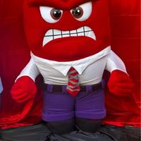 Mascotte inside out emozione rabbia