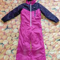 Tuta da sci intera per bambina 6 anni