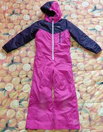 Tuta da sci intera per bambina 6 anni