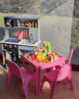 cucina in legno  per bambini