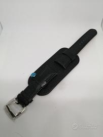 chronotech 2039 cinturino nero 24 mm con piattina