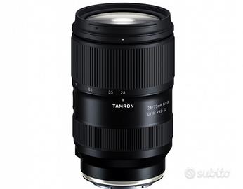 Tamron 28-75 G2 obiettivo full frame sony attacco