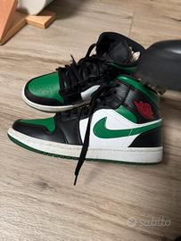 Nike Air Jordan 1 Mid pine green