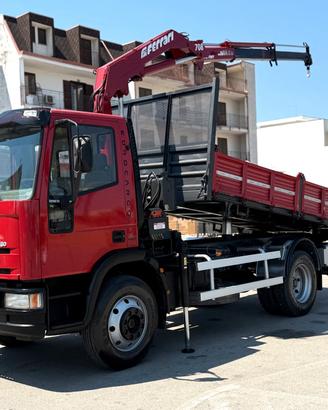 iveco eurocargo 120e18 gru e ribaltabile