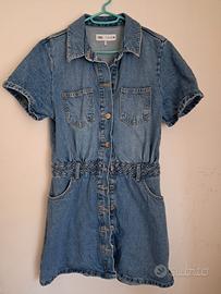abito denim zara 