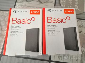 Seagate Basic, 4TB, Hard Disk Esterno Portatile