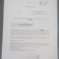 Collaboratore licenza manager transport marfa