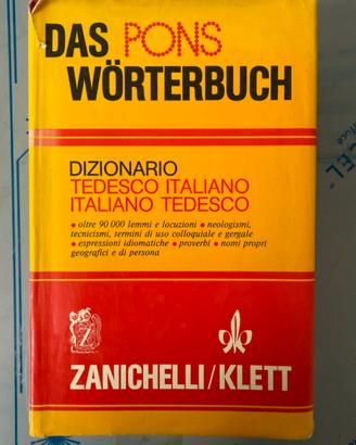 Dizionario Tedesco Italiano PONS – Zanichelli/