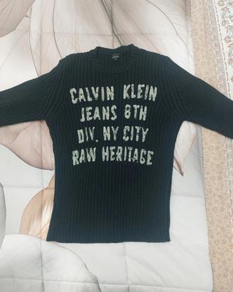 Maglione Nero Calvin Klein 