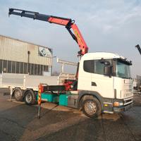 Scania v8 gru palfinger radiocomando scarrabile 
